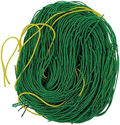 Pack of 2 Cucumber Tomato Trellis Netting, Heavy Duty Garden Netting for Climbing Plants Support, Pea, Grape, Bean, Fruit, Vegetables - 4" Mesh Size, 6Ft x 6Ft
