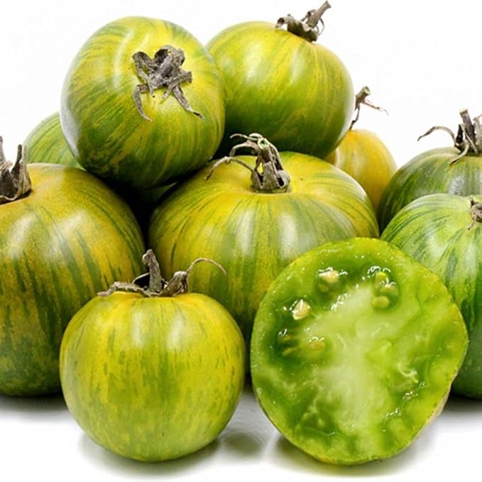 30+ Seeds Zebra Tomato - Vegetable Green