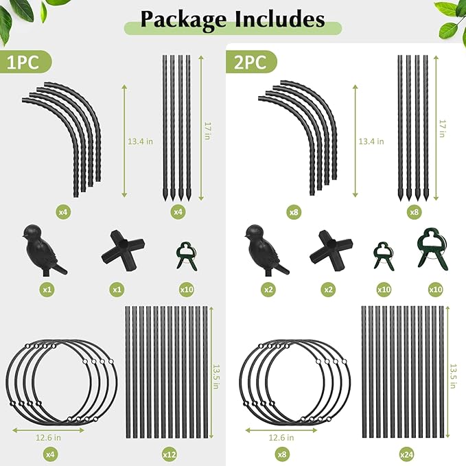 Obelisk Trellis for Climbing Plants Outdoor, 6.2 FT Plant Support for Tomato, Rose, Flowers, Grape, Pea, Cucumber, Rustproof Plastic Coated Metal Plant Tower for Potted Plants - 1PC Garden Trellis