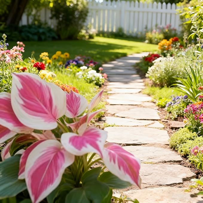 Hosta Seeds for Planting, 310+ Mixed Rare Hosta Seeds, Perennial Flower Palnts, Non-GMO Heirloom Hosta Flower Seed for Home Garden Outdoor