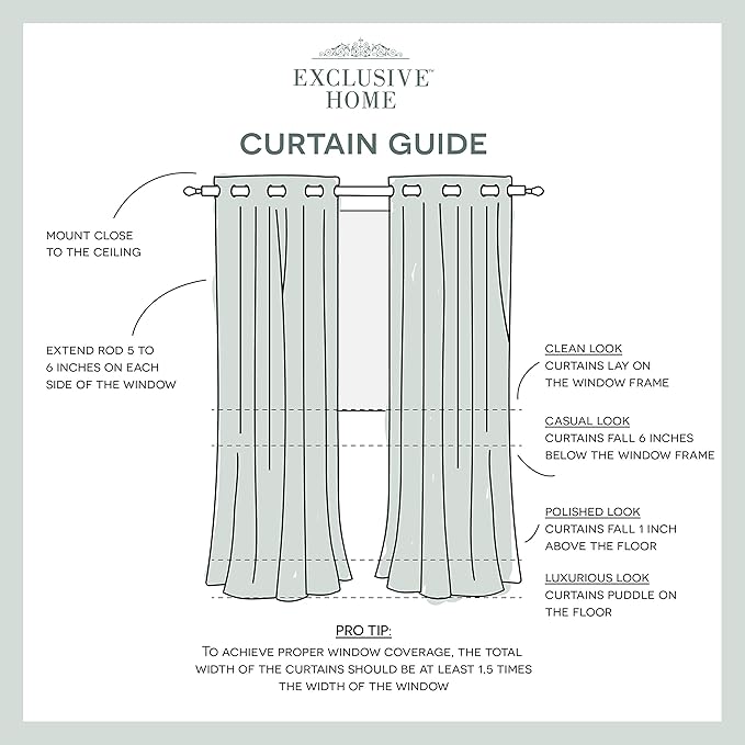 Exclusive Home Canopy Stripe Indoor/Outdoor Grommet Top Curtain Panel, 54"x96", Kiwi / Sand, Set of 2