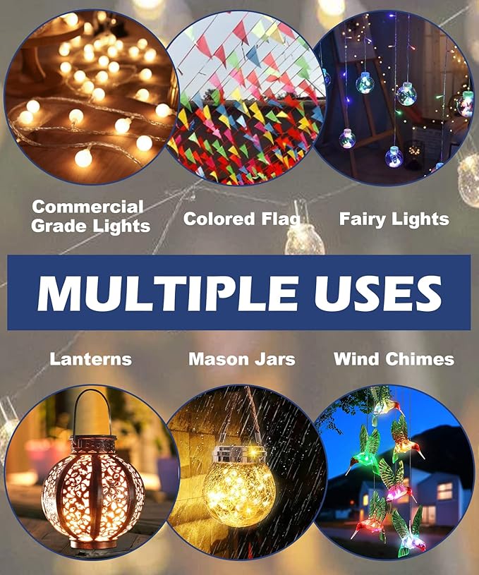 10FT String Light Pole for Outdoor, Heavy Duty Metal Lighting Stand Pole for Deck Fence Railing Backyard Patio Holiday Wedding Party Decorations (1 Pack)