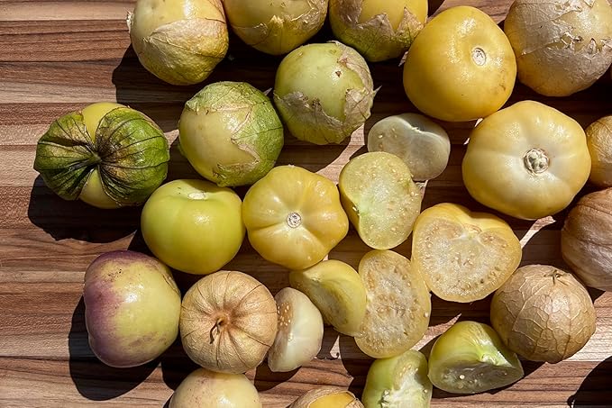 Plant Good Seed Organic Toma Verde Tomatillo Seeds for Planting: Heirloom Vegetable, Yellow Green Fruits - 50 Seed Packet
