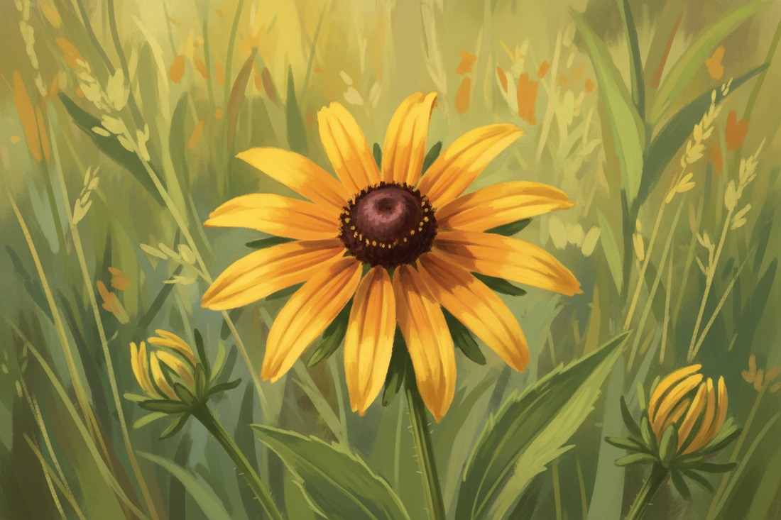 5. Black-Eyed Susan — The Wildflower That Brings Warmth and Strength