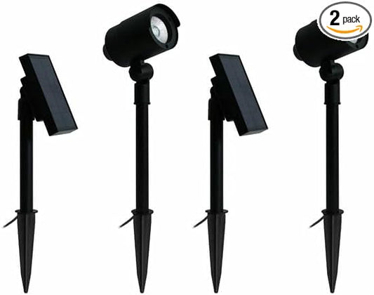 Tommy Bahama LED Solar Spotlight - 2 Pack