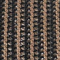 Eden's Decor Straight Flat-Edged Sun Shade Sail Rectangular 11' x 22' Brown UV-Blocking Outdoor Canopy Fabric Cloth Awning for Pergola Patio Garden Backyard Custom Size