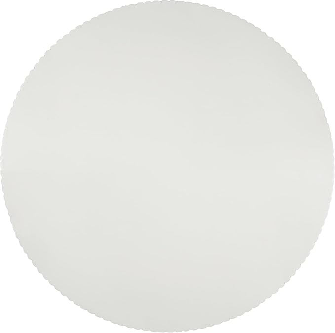 Christopher Knight Home Parson Patio Lightweight Concrete Round Coffee Table, Indoor and Outdoor Table for Garden/Backyard/Poolside/Balcony Cafeteria, MGO Outdoor Side Table with No Assembly, White