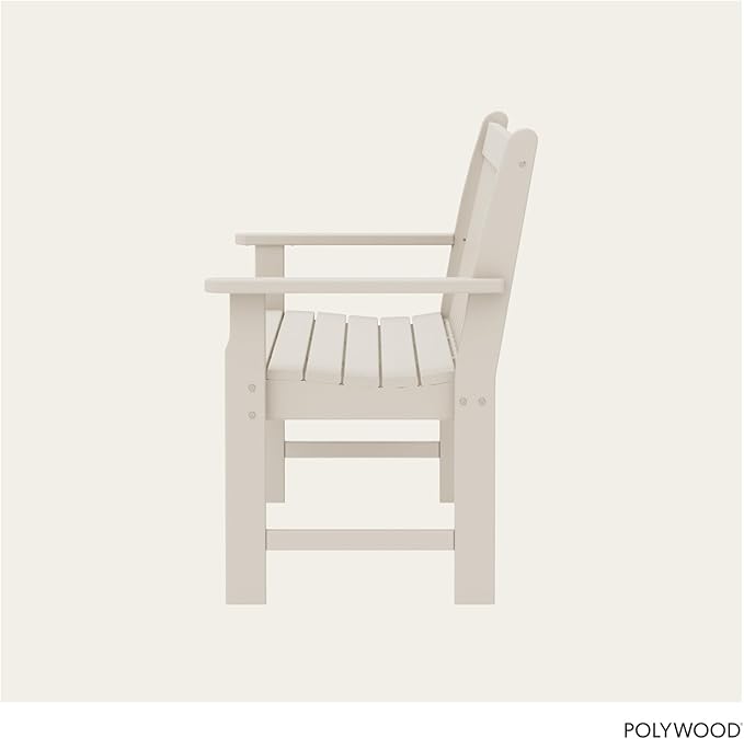 POLYWOOD Vineyard 60-Inch Bench, Sand