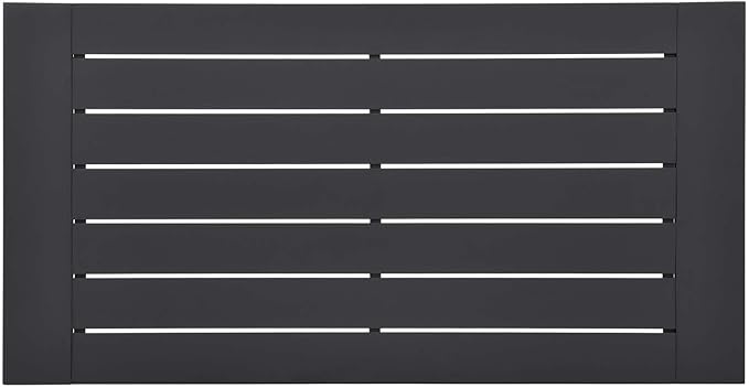 Modway Tahoe Aluminum Outdoor Patio Coffee Table in Gray
