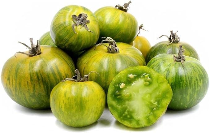 30+ Seeds Zebra Tomato - Vegetable Green