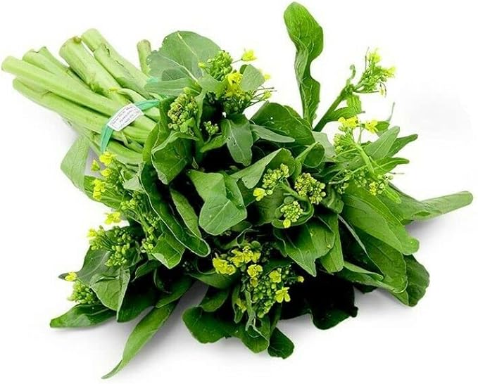 2000+ Seeds Brassica Juncea Choy Sum Mustard Yu Choy Sum Seeds, USA Chinese Broccoli Scallion Chive Asian Vegetable, Cải NGỌt ăn bông (Cải Ngồng)