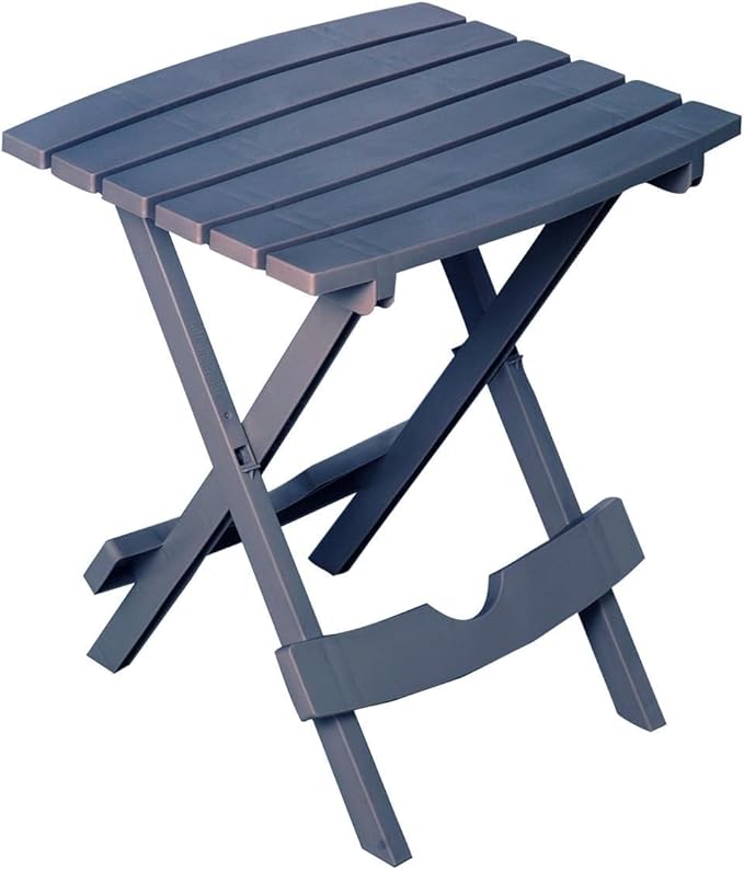 Adams 8510-94-3901 Quick-Fold Side Table, No Size, Bluestone