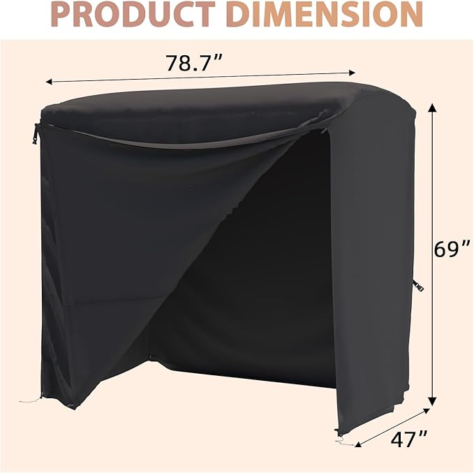AECOJOY Outdoor Porch Swing with Cover, 3-Seat Patio Swings with Adjustable Canopy, Outside Swing for Adult with Burgundy Removable Cushions for Backyard, Garden, Yard, Poolside, Balcony