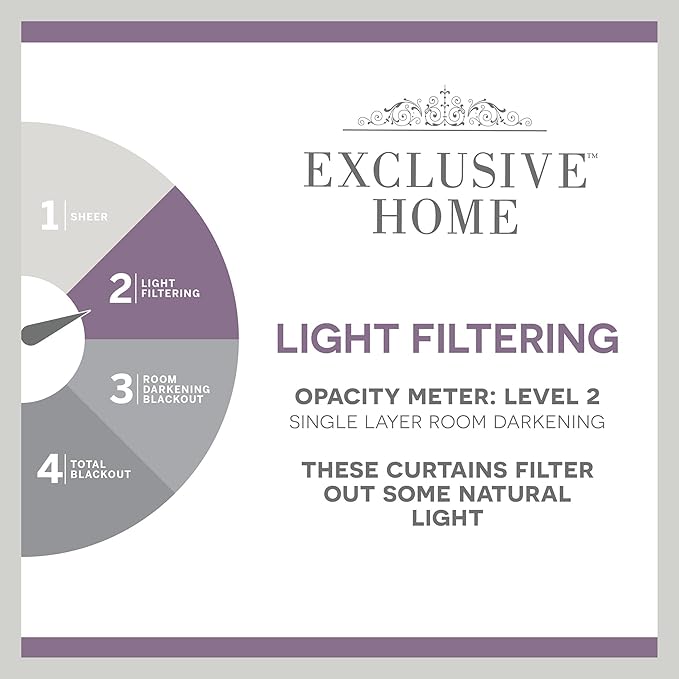Exclusive Home Cabana Solid Indoor/Outdoor Light Filtering Hook-and-Loop Tab Top Curtain Panel, 54"x108", Taupe, Set of 2