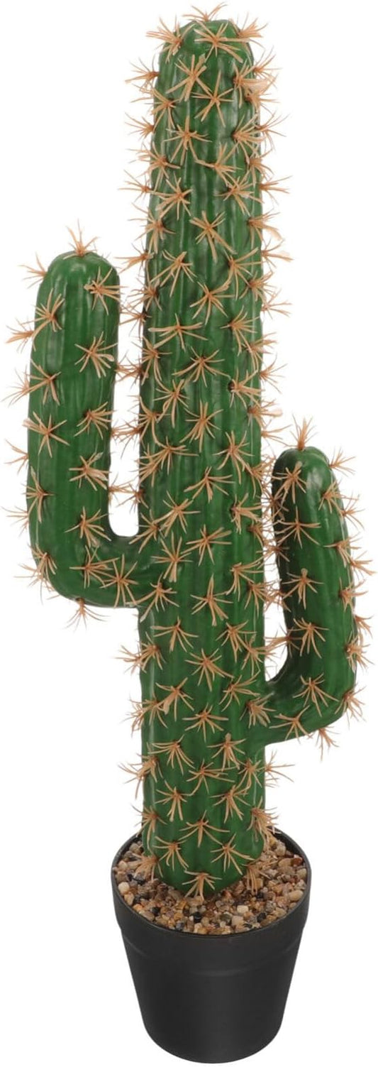 ABOOFAN Artificial Saguaro Cactus in Pot Faux Succulent Plant 20.86In Large Fake Potted Cacti Decorative Bonsai for Home Office Garden D Cor
