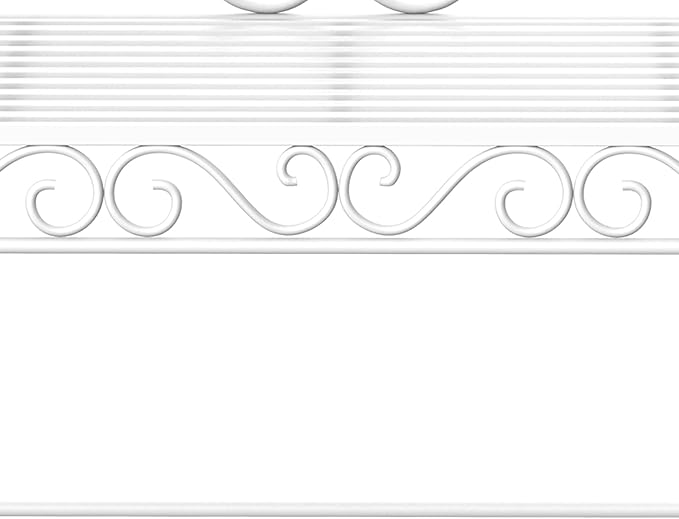 Outsunny 43" Garden Bench, Outdoor Patio Bench with Armrests, Metal Porch Bench for Backyard, Poolside, Lawn, Cream White