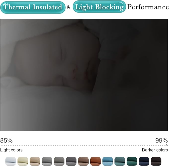 NICETOWN Blackout Bedroom Curtain for Patio Room Darkning, Rustproof Grommet Blackout Vertical Blind, Sunlight Blocking Gazebo Curtain for Front Patio/Hall, Slate Grey, 1 Piece, 84" Wide, 120" Long