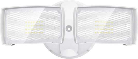 LEPOWER 28W 3000LM ‌LED Security Flood Light‌ ‌Outdoor‌, Switch Controlled Aluminum ‌Security Light‌, 2 Adjustable Heads, 5500K Daylight, IP65 Waterproof, Wet Location for Patio, Garden, Yard Lights
