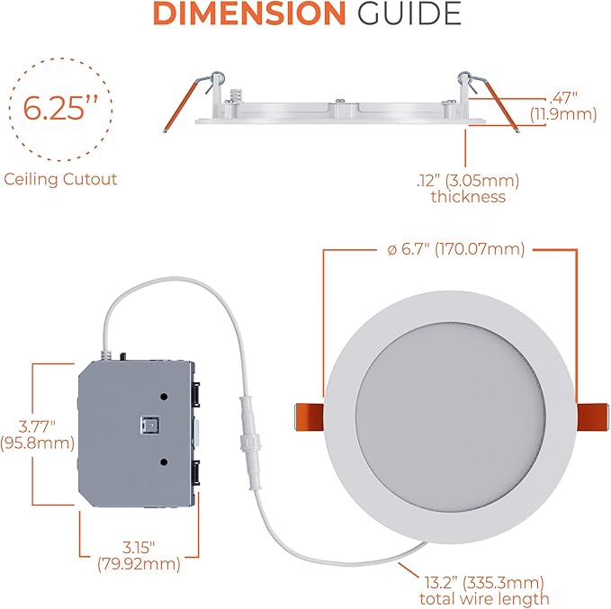 HALO HLB 6 in LED Recessed Lighting Canless Dimmable Wet Location Selectable Lumens and Selectable Color 27/30/35/40/5000K Indoor Outdoor Soffit Ceiling Downlight HLB6LSFS5