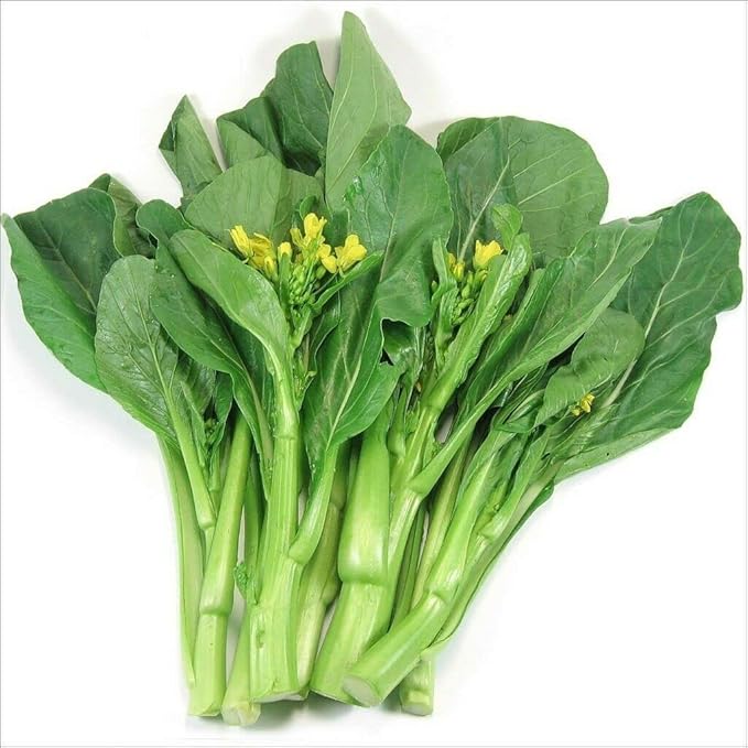 2000+ Seeds Brassica Juncea Choy Sum Mustard Yu Choy Sum Seeds, USA Chinese Broccoli Scallion Chive Asian Vegetable, Cải NGỌt ăn bông (Cải Ngồng)