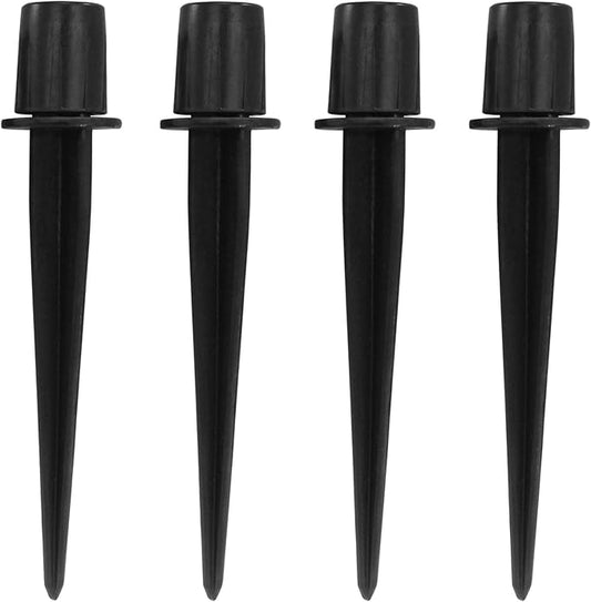 Litoexpe 4 Pack Metal Solar Lights Stake, Replacement Spike Ground Stake for Garden Lights Outdoor Enthusiasts