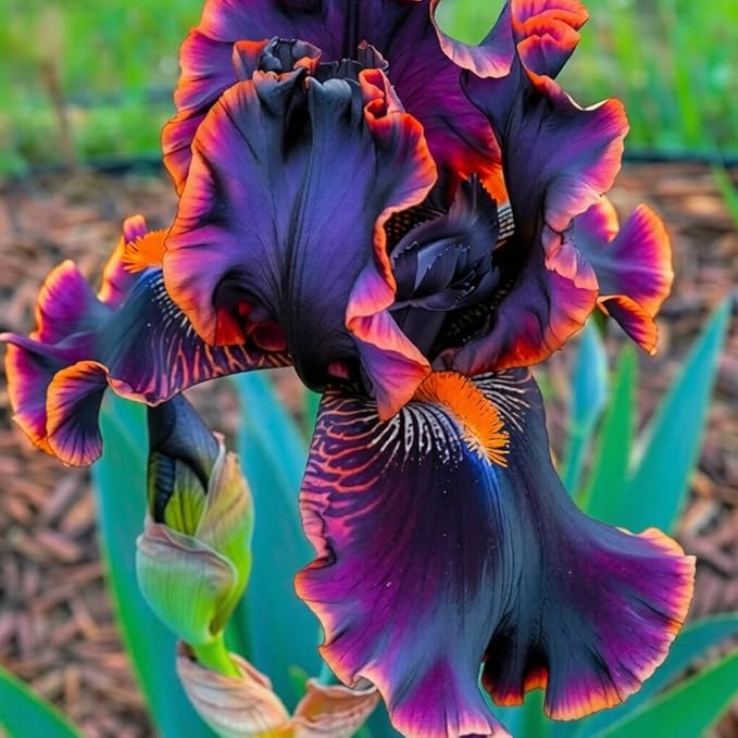 75+ Mix Iris Seeds for Planting -Rare Exotic Bearded Iris Flower Seeds -Dwarf Flower Seeds Perennial Cold Hardy Non-GMO Heirloom for Garden Outdoor