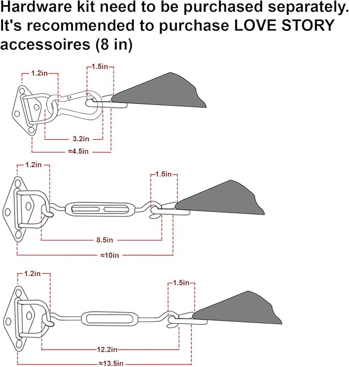 LOVE STORY 20' x 20' x 20' Triangle Sand Sun Shade Sail Canopy UV Block for Outdoor Patio Garden Backyard