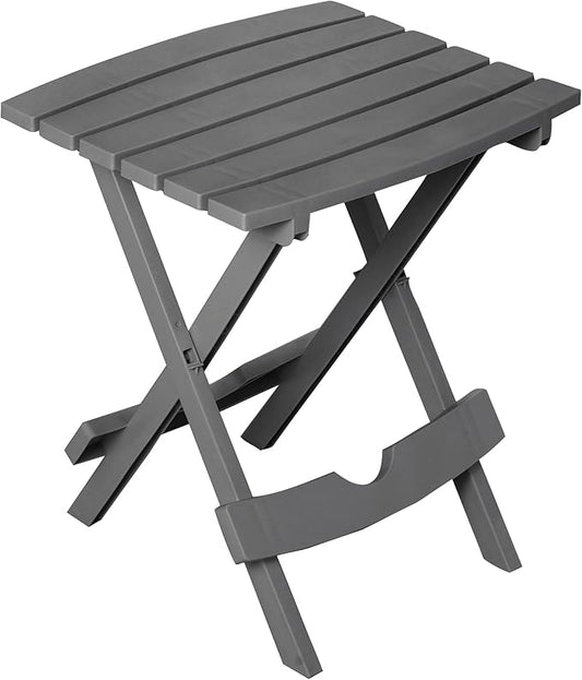 Adams Quik-Fold® Side Table - Charcoal