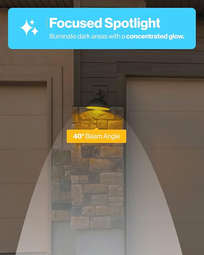 Sunco 96 Pack Outdoor LED Flood Home Patio Driveway Light, Waterproof PAR38 LED Bulb, CRI90, 3000K Warm White, 1050 Lumens, 100W Equivalent 13W, Dimmable, Wet-Rated, E26 Base UL.