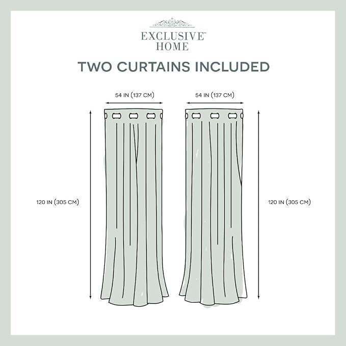 Exclusive Home Cabana Solid Indoor/Outdoor Light Filtering Hook-and-Loop Tab Top Curtain Panel Pair, 54"x84", Mecca Orange