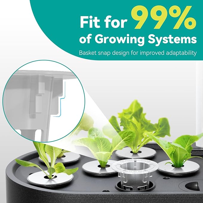 Flower Seed Pods for AeroGarden, Ahopegarden, iDOO MUFGA Hydroponics Growing System Indoor Gardening, 400+ Seeds, Dwarf Sunflower Bambino, French Marigold, Dahlia, Dwarf Petunia(12-Pods)