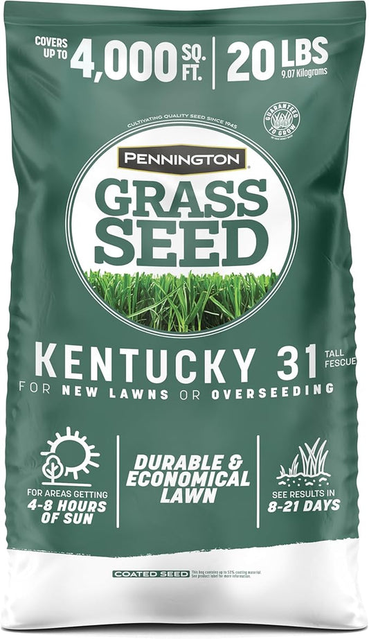 Pennington Kentucky 31 Tall Fescue Grass Seed 20 lb