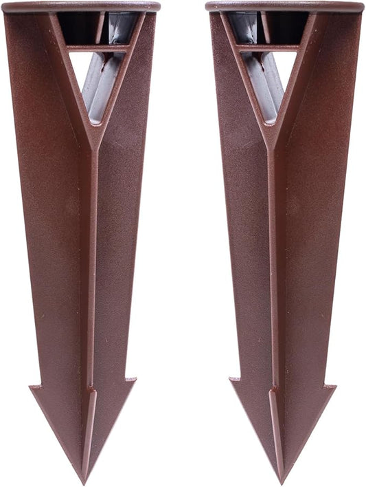 ABS Plastic Ground Stake Spike Replacement for Low Voltage Landscape Light，Outdoor Garden Spotlight Pathway Flood Light,1/2"-14 NPSM Thread