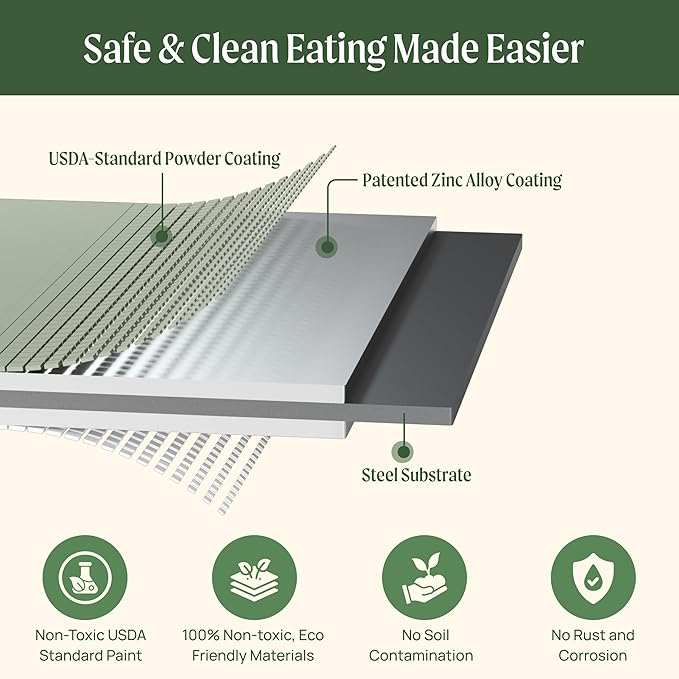 32" Extra Tall Raised Garden Bed Kits, 2 x 8 x 2.7ft Raised Planter Box Outdoor, 3.5 x 6.5 x 2.7ft Deep Root 9 in 1 Modular Metal Raised Beds for Gardening Vegetables Flowers Fruits - British Green