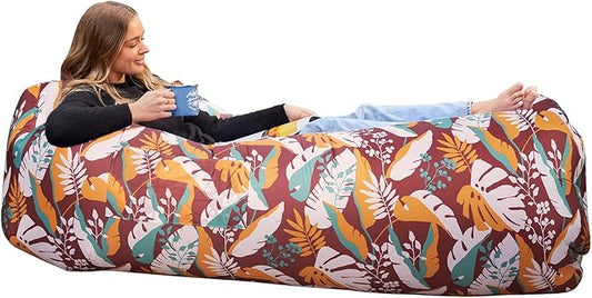 WEKAPO Inflatable Couch Air Lounger Chair - Camping & Beach Accessories, Portable Blow up Sofa for Hiking, Lawn, Indoor/Outdoor Movies & Music Festivals. Lightweight and Easy to Set Up Air Hammock