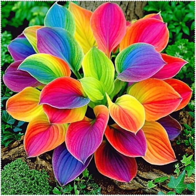 302+ Hosta Seeds for Planting Outdoors, Hosta Seeds Shade Plant Seeds Perennial with Large Decorative Leaves,Perennial Ground Cover for Woodland Gardens