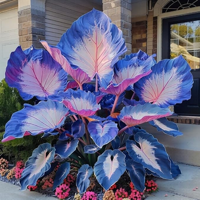 310+ Mixed Color Hosta Seeds for Planting Outdoors – Perennial Shade-Tolerant Foliage Plants with Heart-Shaped Leaves, Rich Texture and Strong Seasonal Presence