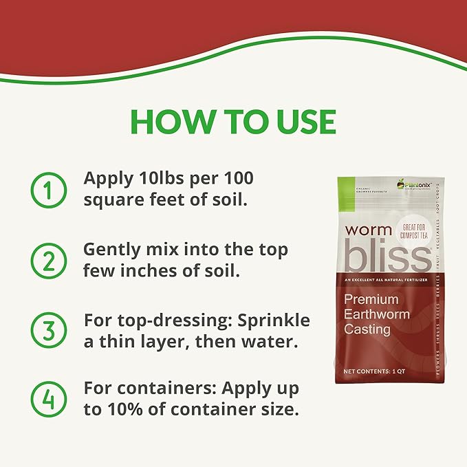 Coco Coir Brick (650gms) + Worm Bliss (1 Qt) + Char Bliss (1 Qt) - Organic Coco Coir for Plants - Worm Castings & Biochar for Plants - Soil Amendment & Organic Fertilizer Bundle - Potting Soil Mix