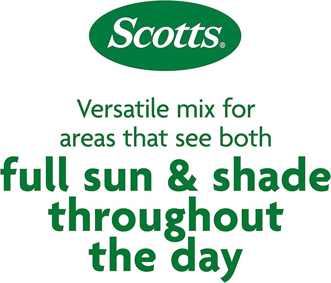 Scotts Professional Turfgrass Seed Sun and Shade Mix - Uncoated, 99.9% Weed Free, Bulk Grass Seed, 50 lb.