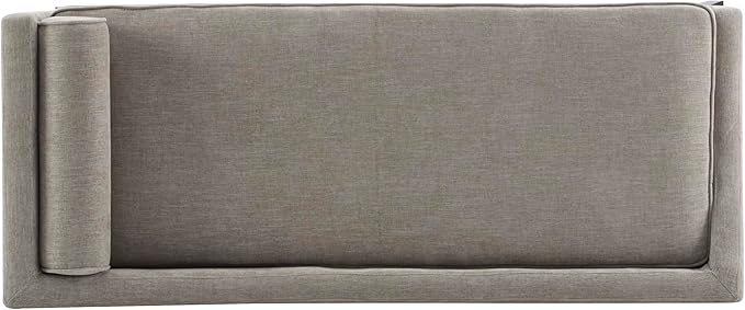 Christopher Knight Home Cagle Upholstered Loveseat Sofa with Splayed Legs, Birch Wood Frame Lounge Chair, Living Room Chaise Lounge Chair Indoor, Soft Lounge Sofa with Rolled Accent Pillow, Khaki