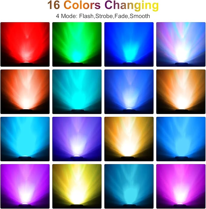 RGB Pond Lights with Timer, LED Underwater Submersible Colorful Landscape Spotlights, 98ft Remote Control IP68 Waterproof Fountain Lights for Fish Aquarium Tank Garden Yard Pool (Set of 3)