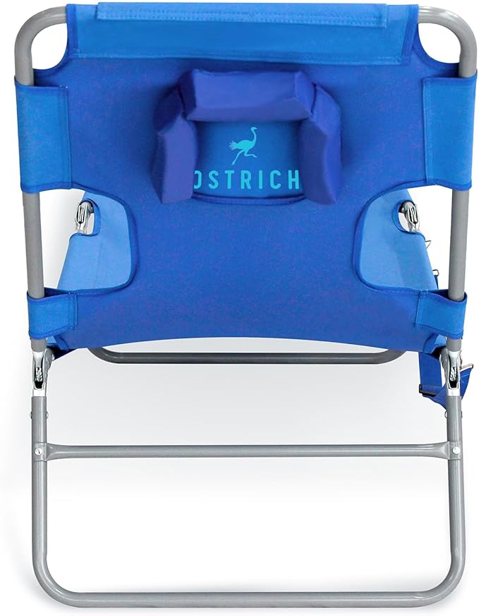 Ostrich the Original Chaise 72 x 22 Inch Lounge Portable Reclining Lounger, Outdoor Patio, Beach, Lawn, Camping, or Pool Tanning Chair, Aqua