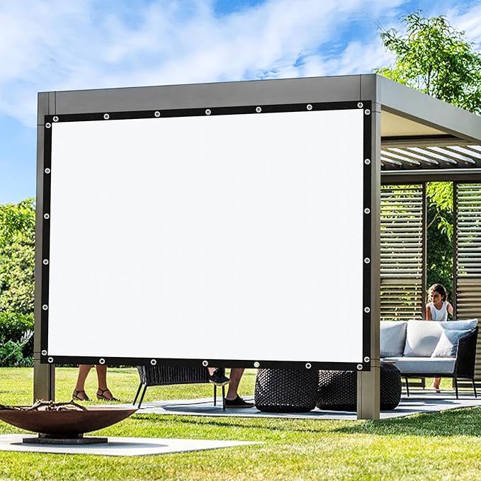 Artpuch Outdoor Pergola Shade Cover 11' X 13' Sun Shade Cloth with Grommets, 90% UV Protection Canopy Patio Privacy Screen (Customized Available) GN107, White