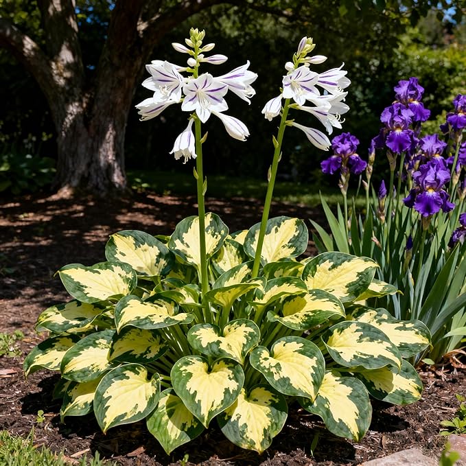 Hosta Seeds for Planting, 310+ Mixed Rare Hosta Seeds, Perennial Flower Palnts, Non-GMO Heirloom Hosta Flower Seed for Home Garden Outdoor