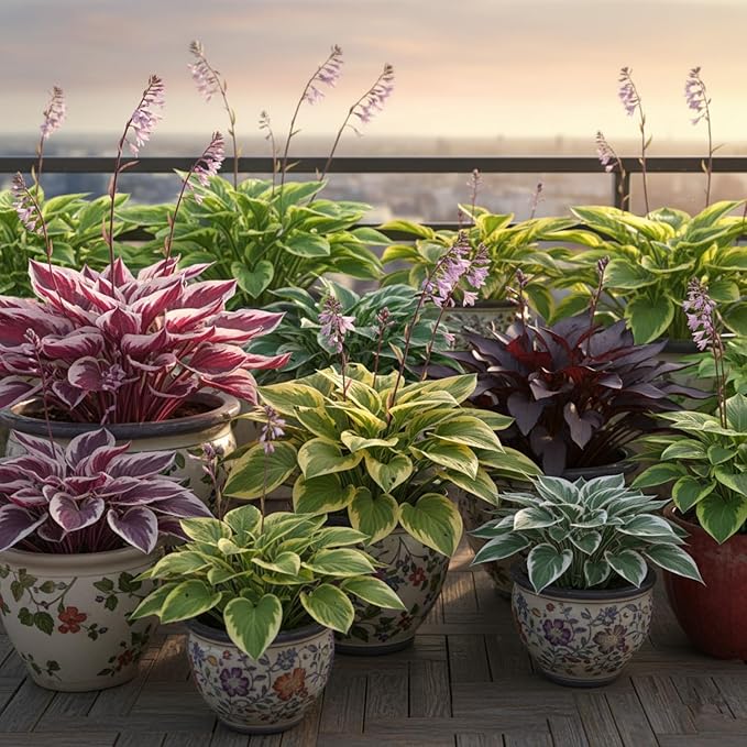 100+ Hosta Seeds for Planting Outdoors, Mixed Color Rare Perennial Flower Seeds, Shade Loving Hosta Plants for Garden Beds, Containers, Patios