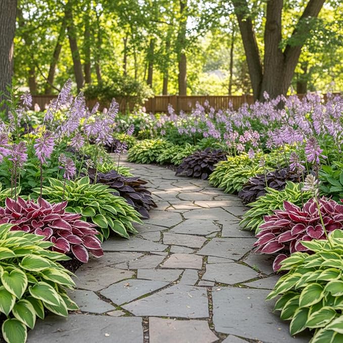 100+ Hosta Seeds for Planting Outdoors, Mixed Color Rare Perennial Flower Seeds, Shade Loving Hosta Plants for Garden Beds, Containers, Patios