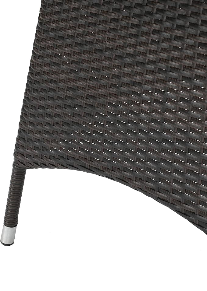 Christopher Knight Home Corsica PE Round KD Dining Table, Multibrown