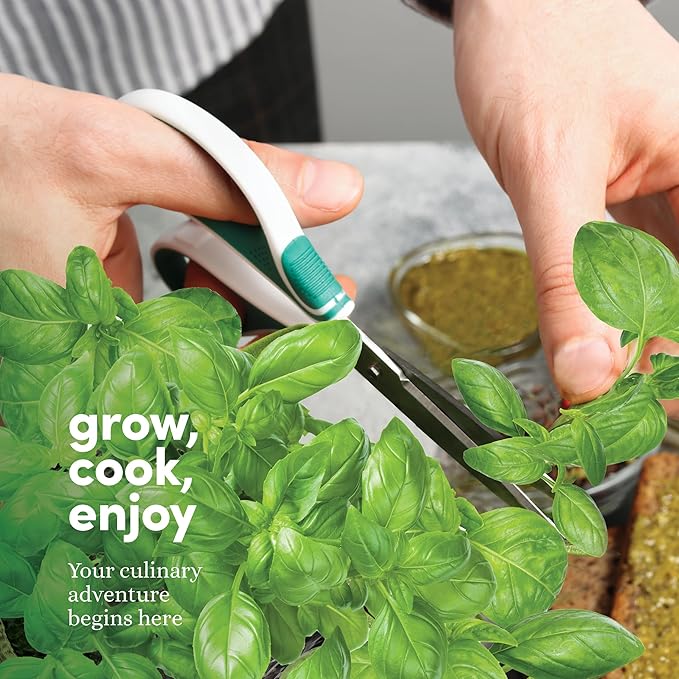 Planters' Choice 9 Herb Indoor Window Garden Kit - House Plants Seeds - Best Unique Gift Ideas for Women, Mom, Friend, Her, Birthday, Housewarming, Mother - New Home Kitchen Gifts