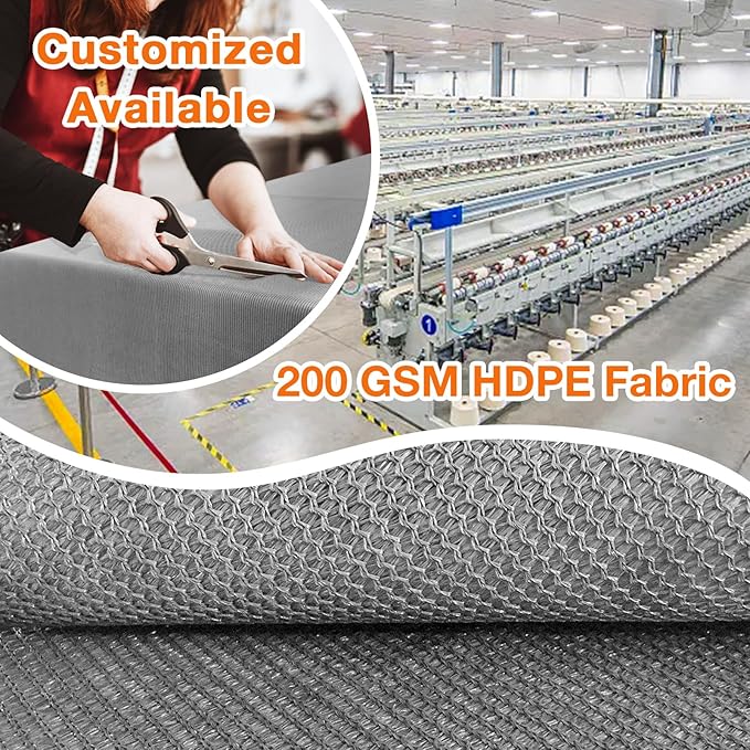 Artpuch Outdoor Pergola Shade Cover 14x21 FT Sun Shade Cloth with Grommets Light Grey 90% UV Protection Canopy Patio Privacy Screen (Customized Available)
