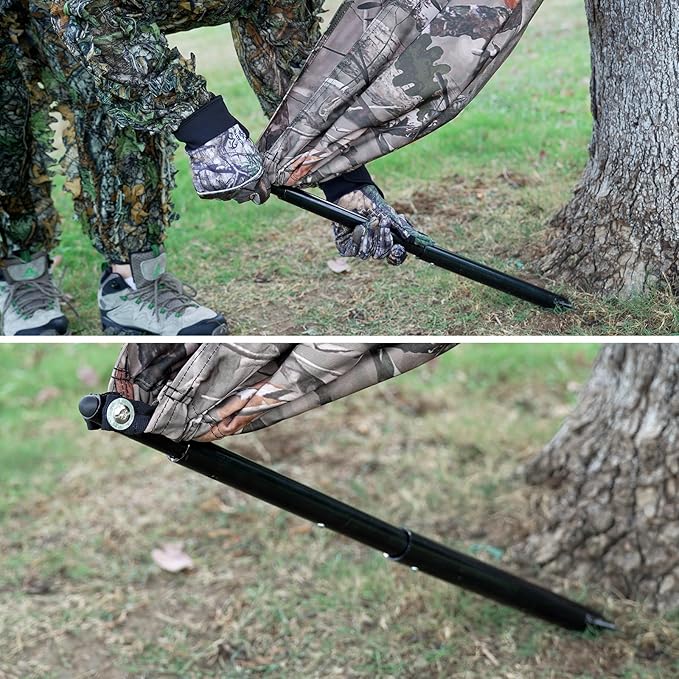 Camo Tree Camping Chair Hunting Hammock Seat Hunting Chair Portable and Light Weight Camping Stool on Tree